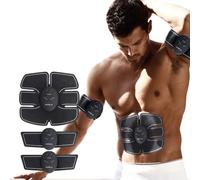 ALL IN HERE EMS Muscle Stimulator Abs Trainer, 6 Modes Abdominal Exerciser For Ab Toner, Wireless Toning Belt Six 6 Packs Abs Fat Burner, Stomach Toning Belt For Gym Workout, Men, Women