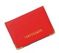All in HERE New Travel Cards Oyster Card Bus Pass Holder Wallet Rail Card Ticket Cover (Red), Pocket Size