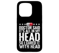 All In My Head Placebo Humor Case for iPhone 15 Pro
