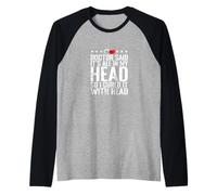 All in My Head Placebo Humor Raglan Baseball Tee