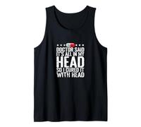 All in My Head Placebo Humor Tank Top