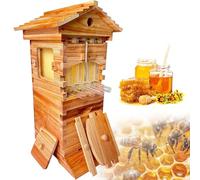 All-in-One 2-in-1 Beehive,New Upgraded Self-Flow Comb for Both Beekeeping
