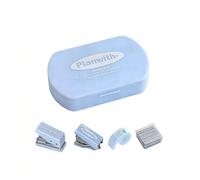 All-in-One 4 Pieces Stapler Tool Set - Time-Saving Stapler (500 Staples), 5.5mm Puncher & Mini Tape Dispenser, Efficient 15-Sheet Capacity for Office/Home/School