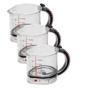All in One Adjustable Measuring Cup with Scraper Seal Base, Multi Function Push Up Cup for Accurate Dry and Liquid Measure, Space Saving Easy to Clean Design, For Home Baking and Cooking (3)