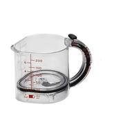 All in One Adjustable Measuring Cup with Scraper Seal Base, Multi Function Push Up Cup for Accurate Dry and Liquid Measure, Space Saving Easy to Clean Design, For Home Baking and Cooking (1)