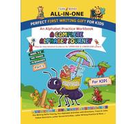 ALL-IN-ONE: AN ALPHABET PRACTICE WORKBOOK: A COMPLETE ALPHABET JOURNEY: PART-1: KID FRIENDLY COLORFUL ILLUSTRATIONS, Perfect for FIRST GIFT for Kids ... in Details, UPPERCASE & LOWERCASE Letters