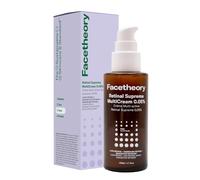 All-in-One Anti Aging Serum & Moisturizer - Facetheory Retinal Supreme MultiCream 0.05% (Unscented) - Brightening, Firming & Plumping Overnight Treatment - Vegan & Cruelty Free (50ml)