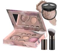 All-in-one Baked Palette Makeup Set, Cosmetic Make Up Baked Starter Kit, Includes Blush, Bronzer, 2 Highlighters and 3 Eyeshadows, Makeup Kit Gift for Women-FA (3pc)