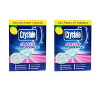 All in one Classic Dishwasher Tablets, Lemon Fragrance, 100 Tablets, Pack of 2,