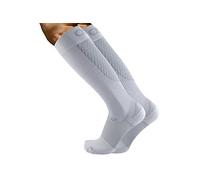 All-in-one compression sock, the FS4+™ Over the Calf Compression Bracing socks provide relief for ankle swelling, varicose veins, Plantar Fasciitis, Achilles tendonitis, heel and arch pain and shin splints while also improving circulation