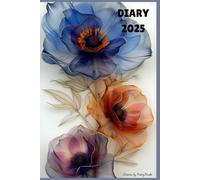 (ALL-IN-ONE) Diary 2025 by PrettyBooks (6” x 9” - Matte Cover - PREMIUM QUALITY) - 365 dated pages for 12 months + a page for notes at the end of each ... 12 vision boards - 12 manifestation planners