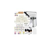 All-in-One DIY Candle Making Kit for Beginners - Includes 8 Candle Tins, Soy Wax, Wicks, Fragrances & Dyes, Step-by-Step Guide
