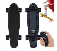 All In One Electric Skateboard,Electric Longboard For Adults, Maximum Speed 25km/H, Charging Time 60 Minutes, Longboard Cruiser With Led Remote Control, 220lbs Max,A
