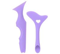 All In One Eyeliner Stencil, 2 Pcs Silicone Winged Tip Eyeline Aid Tool Reusable Eyeshadow Applicators Eyeliner Guide Tool Multifunction Eye Makeup Supplies