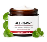 All-in-One Face Moisturiser with Centella Asiatica Cica, Daily Hydrating Moisturising Cream for Dry-Looking Skin, Smooth Skin Texture & Radiant Glow, Suitable for All Skin Types, 50g
