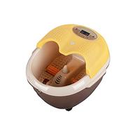 All in One Foot Spa Bath Massager W/Heat, Maize Roller Pedicure Spa, Heating Surfing, Deep Foot Soaking Massager for Home Salon, Digital TEM/Time Set