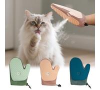 All in One Grooming Mist Glove for Pets, Spray Massage Brush Gloves, Pet Hair Remover Electrostatic Gloves, 3-in-1 Reusable Tool for Dogs, Prevent Hair from Flying Around (Army Green&Pink&Green)
