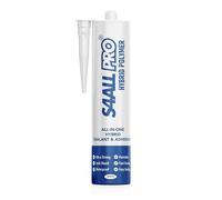 All-in-One Hybrid Polymer Sealant & Adhesive - Anti-Mould, Waterproof, Paintable & Fast Curing (White, 290ml)
