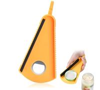 All-in-One Jar Opener Bottle,Triangle Ring Pull Can Opener Aid,Non-Slip Jar Openers for Arthritis Hands,Multi-Function Kitchen Tool to Open Jar Lids,Bottle Caps,Cans for Elderly and Home Use.
