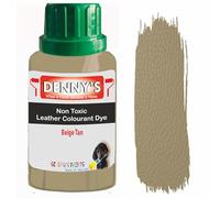 All in One Leather Colourant Self Seal Leather Dye Repair Paint for Furniture, Sofas, Car Seats (Beige Tan, 250ml Bottle)