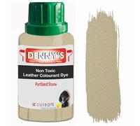 All in One Leather Colourant Self Seal Leather Dye Repair Paint for Furniture, Sofas, Car Seats (Portland Stone, 100ml Bottle)