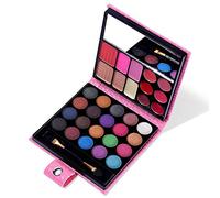All in One Makeup Kit - 20 Eyeshadow, 6 Lip Glosses, 3 Blushers, 2 Powder, 1 Concealer, 1 Mirror, 1 Brush, Make Up Gift Set for Teen Girls, Beginners And Pros