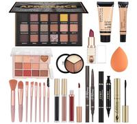 All in one makeup set for teens, makeup set for women, makeup set for girls, makeup set, eye shadow, lipstick, eyebrow pencil, brush