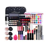 All-in-one Makeup Set | Professional Makeup Set | Cosmetic Make Up Starter Kit | Portable Travel Makeup Kit With Cosmetic Bag Eyeshadow Palette Lip Gloss Concealer Blush Foundation Brush