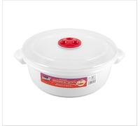 All-in-One Microwave Cooking Pot - 2 Litre Capacity with Steam Release Valve - Multi-Purpose Steamer, Reheater & Storage Container - BPA-Free, Dishwasher Safe