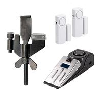 All in one Original Trustella Heavy-Duty Portable Door Lock - Stainless Steel Security Tool for Enhanced Safety - Ideal for Home, Travel, Hotels, Apartments