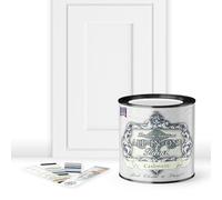 ALL-IN-ONE Paint, Durable cabinet and furniture paint. Built in primer and top coat, no sanding needed. Includes our 30 featured color card - Cashmere, Quart