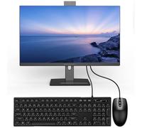 All-in-One PC 27inch Desktop Computer PC Rotatable Screen With Core i7(Up to 3.20Ghz)512GB SSD 16GB RAM Front Webcam,All-in-one Computer Supporting Dual-band WiFi 2.4G/5.2G Bluetooth 4.2, Black