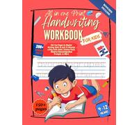 All-in-One Print Handwriting Workbook for Kids: 150+ Fun Pages to Master your Writing Skills in Just 15 Minutes a Day with General Knowledge,Jokes, ... knowledge building, and creativity