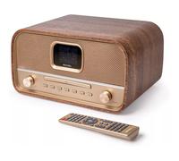 All-in-One Retro HiFi System CD Player, BT, DAB/DAB+ - Roxel Amber
