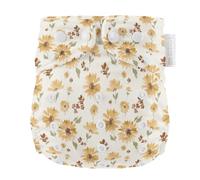 All-in-One Reusable Cloth Nappy,One Size Baby to Potty, Machine Washable, Multi Award-Winning Nappies, Fuss Free (Meadow)