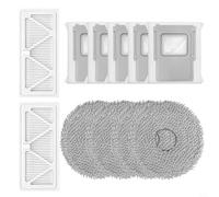 All in One Side Brush Filter Mop Cloth Bag Replacement Kit Compatible with S A P Series Robot Vacuum for Pet Hair Removal Dust Collection and Hygienic Floor Care