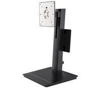 All-in-One Single Monitor Stand With HTPC Mount, For 23-27 Inch Screen, 360 Degree Rotation, Adjustable Height, Swivel and Tilt, Max VESA 100x100mm, With Mini PC VESA Mount