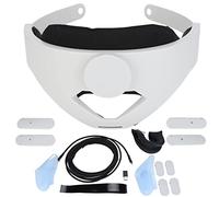 All in One VR Head Strap Kits, VR Head Strap for 2, Comfortable VR Glasses Accessories Set with Soft Eye Pad and Data Cable, Replacement