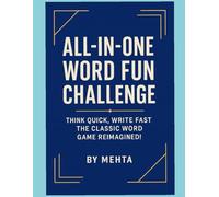 All-in-One Word Fun Challenge game: Think Quick, Write Fast - The Classic Word Game Reimagined!