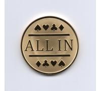 All In Poker Chip / Gold Clad Card Protector Bounty Chip Etc.