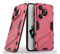 All-inclusive Mobile Phone Case for Huawei Pura70 Pro/Pura 70 PRO/Pura 70 Pro+/Pura70 Ultra, Punk Armor Type Bracket Anti-fall Protective Cover,PURA 70,Pink