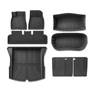 All Inclusive TPE Floor Mats For Tesla For Model 3 Highland All Weather Rear Trunk Storage Mat Anti-slip Pads Accessories Carpet Floor Mat Floor Liner(Black 5 LHD)