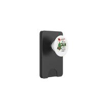 All Is Calm Said No Teacher Ever Funny Xmas PopSockets PopWallet for MagSafe
