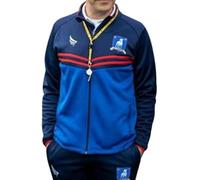All Jackets Men Ted Lesso Jason Sudeikis Brendan Hunt Blue Football Coach Track Suit Jacket (Large), 12, Blue, L