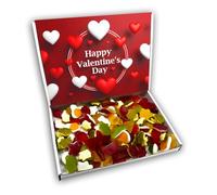 All Jelly Sweet Mix Happy Valentines Day Sweets Gift Box Hamper (RED VALENTINES FRONT)