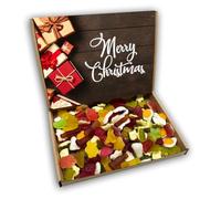 All Jelly Sweet Mix Merry Christmas Sweets Gift Box Hamper (Christmas Kraft)