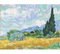 National Gallery 1000 Piece Jigsaw Puzzle - A Wheatfield, with Cypresses - Made In The UK - Incredibly Detailed - Hi-def Image - 100% Recycled Puzzle Board