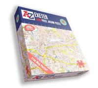 All jigsaw Puzzles A-Z Map of Exeter 1000 Piece Jigsaw All jigsaw Puzzles Multicolor