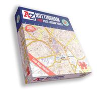 All jigsaw Puzzles A-Z Map of Nottingham 1000 Piece Jigsaw All jigsaw Puzzles Multicolor