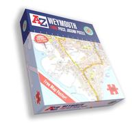 All jigsaw Puzzles A-Z Map of Weymouth 1000 Piece Jigsaw All jigsaw Puzzles Multicolor